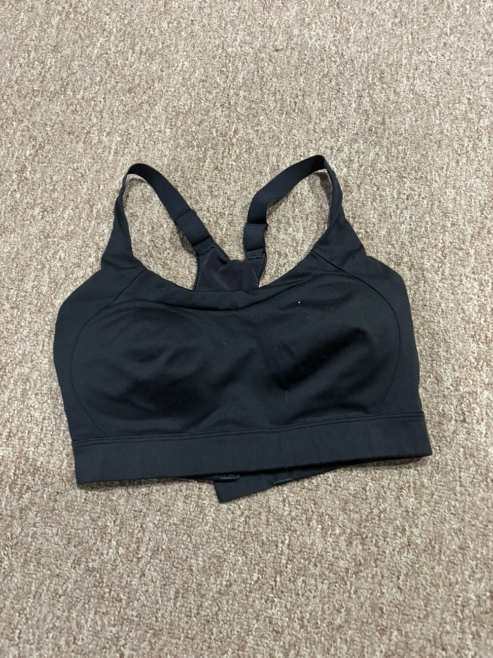 Black Padded GymShark Sports Bra